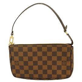 Louis Vuitton Damier Pochette Accessoires Bag/Pouch N51985 Ebene Women's Damier ebene