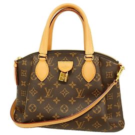 Borsa Louis Vuitton Monogram Rivoli PM Marrone