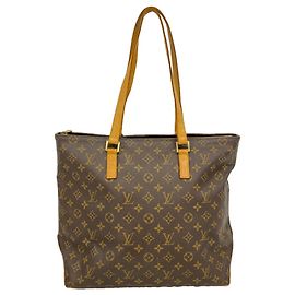 Borsa Cabas Mezzo Monogram Louis Vuitton Marrone
