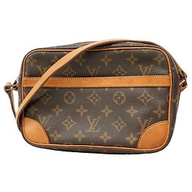 Bolsa de Ombro Louis Vuitton Monogram Trocadero 23 Marrom
