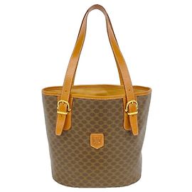 Céline Saco Tote Celine Macadam Marrom