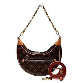 Borsa a tracolla Loop Louis Vuitton Marrone
