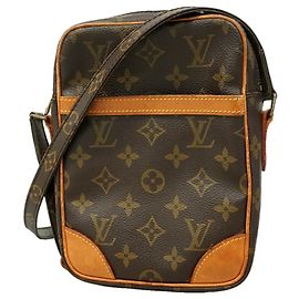 Bolso de hombro Louis Vuitton Monogram Danube Castaño