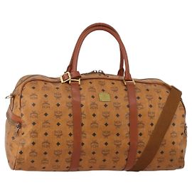 MCM Vicetos Porte-documents en cuir marron Marron