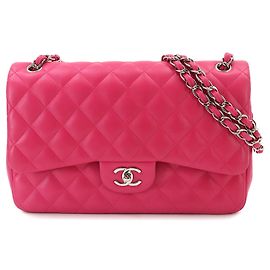 Bolso de hombro Chanel Matelasse 30 con cadena Rosa