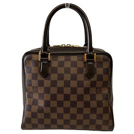 Bolsa Louis Vuitton Brera em Canvas Damier Marrom