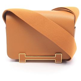 Hermès Hermes Geta Shoulder Bag Brown