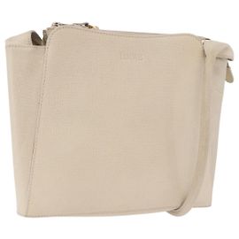 Borsa a tracolla LOEWE in pelle Ivory Gold Auth 197848 D'oro Crudo