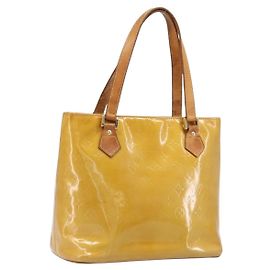 Sac à main LOUIS VUITTON Monogram Vernis Houston Beige M91004 LV Auth hk4033 Beige