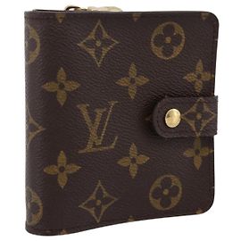 LOUIS VUITTON Monogram Compact Zip Wallet M61667 LV Auth am12518V Monogramma