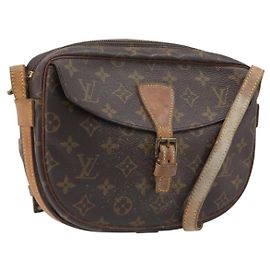 LOUIS VUITTON Monogram Jeune Fille MM Shoulder Bag M51226 LV Auth 200644 Monograma