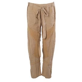 Balenciaga by Nicolas Ghesquière S/S 2002 Runway Patchwork Cargo Pants Brown Other