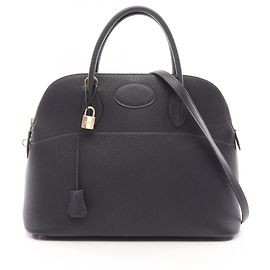 Hermès Hermes Bolide 35 Handbag Navy blue