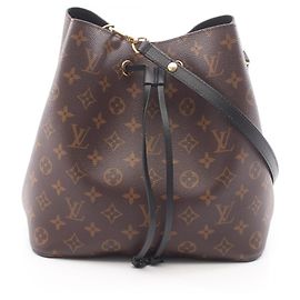 Louis Vuitton NeoNoe Shoulder Bag Brown Black