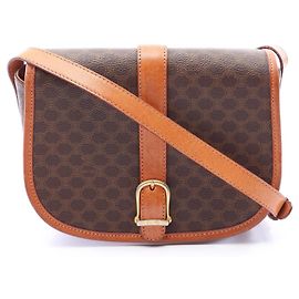Céline Bolsa de Ombro Celine Macadam Marrom