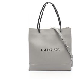 Saco Shopping Balenciaga Marrom Preto
