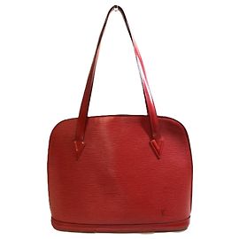 Louis Vuitton Lussac Handtasche Rot