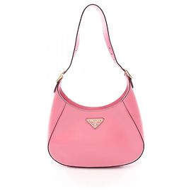 Bolsa de Ombro Prada Cleo Rosa