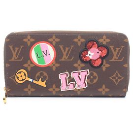 Louis Vuitton Zippy Wallet Brown Multiple colors Other