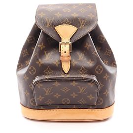 Louis Vuitton Montsouris MM Backpack Brown Monogram