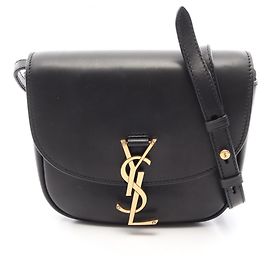Autre Marque Saint Laurent Paris KAIA Small Leather Shoulder Bag Black