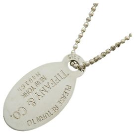 Autre Marque Collier Tiffany & Co. Return to Oval en argent sterling Autre