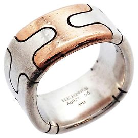 Hermès Hermes Hercules Ring in Bronze and Silver 925 Other