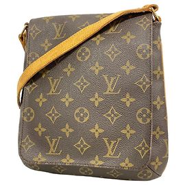 Borsa a tracolla Louis Vuitton Monogram Musette Salsa Marrone