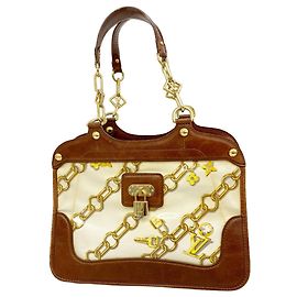 Borsa Louis Vuitton Monogram Charm Cabas Bianco
