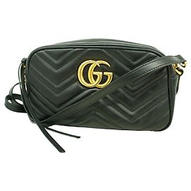 Borsa a tracolla Gucci GG Marmont Nero
