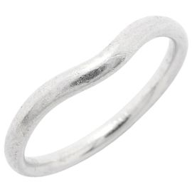 Autre Marque Anillo Banda Curva Tiffany & Co. en Platino Otro