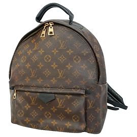 Sac à dos Louis Vuitton Monogram Palm Springs MM Marron