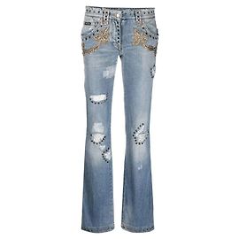 Dolce & Gabbana Jeans aus den 2000ern Hellblau