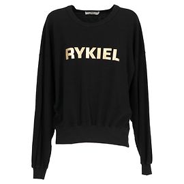 Camisola Sonia Rykiel dos anos 80 Preto