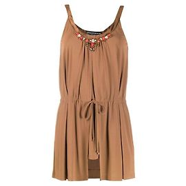 Autre Marque Oppio Fashion 90s Kleid Braun
