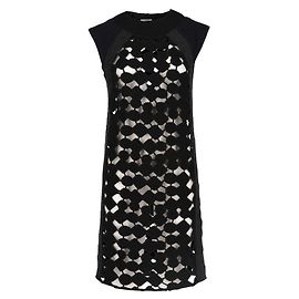 Miu Miu sleeveless wool dress black Black
