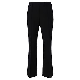 Biba Black Wool Straight Leg Pants Black