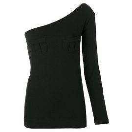 Autre Marque Top Romeo Gigli principios de los 2000 Negro