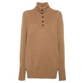 Chanel Beige Camel Hair Sweater Beige