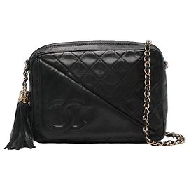 Autre Marque Sac Chanel années 1989-1991 Noir