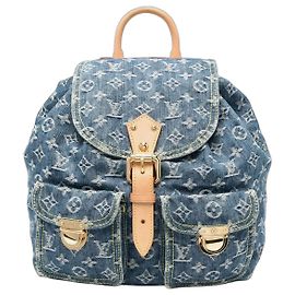 Autre Marque Louis Vuitton Mochila año 2003 Azul claro
