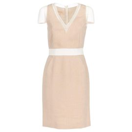 Giambattista Valli Kleid aus den 2000ern Beige