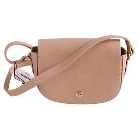 Bolsa de ombro Longchamp em couro bege Bege