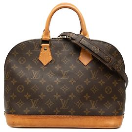 Sac à main Louis Vuitton Monogram Alma PM Marron Marron