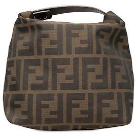 Brown Fendi Zucca Canvas Handbag Brown