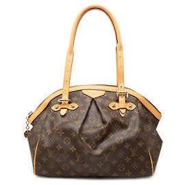 Bolsa de Ombro Louis Vuitton Monogram Tivoli GM Castanha Marrom