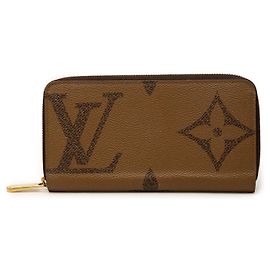 Portefeuille long Zippy Louis Vuitton Monogram Giant Reverse marron Marron