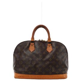 Sac à main Louis Vuitton Alma PM Monogram Canvas en marron M51130 Marron