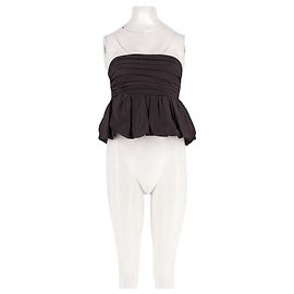 Autre Marque Top en coton noir ROAME XS Noir