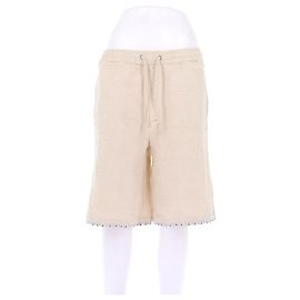 Autre Marque CALEB PARIS Ivory Cotton Shorts M Beige
